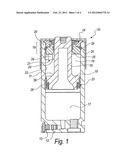 GAS CYLINDER ACTUATOR WITH SAFETY SYSTEM FOR CONTROLLED EJECTION OF THE     PISTON STEM diagram and image