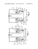 GAS CYLINDER ACTUATOR WITH SAFETY SYSTEM FOR CONTROLLED EJECTION OF THE     PISTON STEM diagram and image