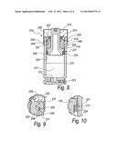 GAS CYLINDER ACTUATOR WITH SAFETY SYSTEM FOR CONTROLLED EJECTION OF THE     PISTON STEM diagram and image