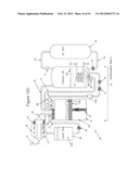 COMPRESSED AIR ENERGY STORAGE SYSTEM UTILIZING TWO-PHASE FLOW TO     FACILITATE HEAT EXCHANGE diagram and image