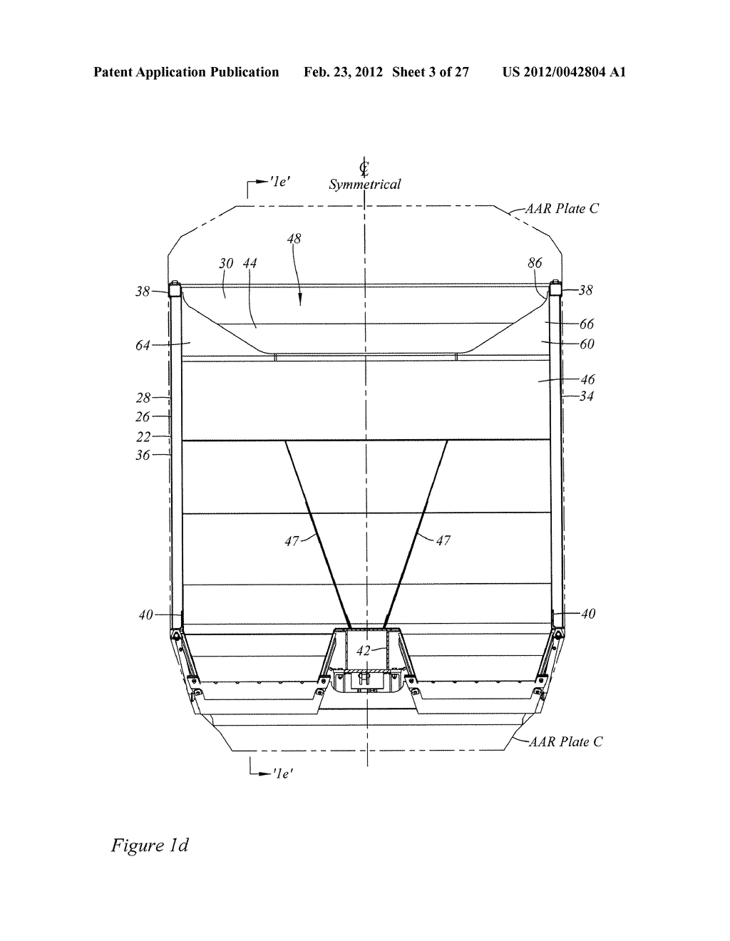 RAIL ROAD HOPPER CAR RIDGE FITTINGS - diagram, schematic, and image 04