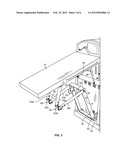 FOLDING WORKTABLE FOR USE ON AN OUTDOOR GRILL diagram and image