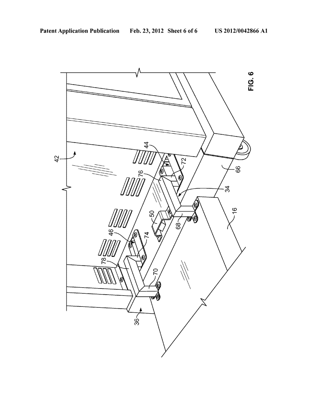 FOLDING WORKTABLE FOR USE ON AN OUTDOOR GRILL - diagram, schematic, and image 07