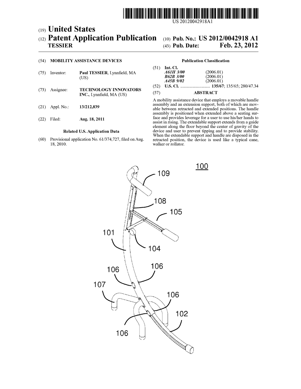 MOBILITY ASSISTANCE DEVICES - diagram, schematic, and image 01