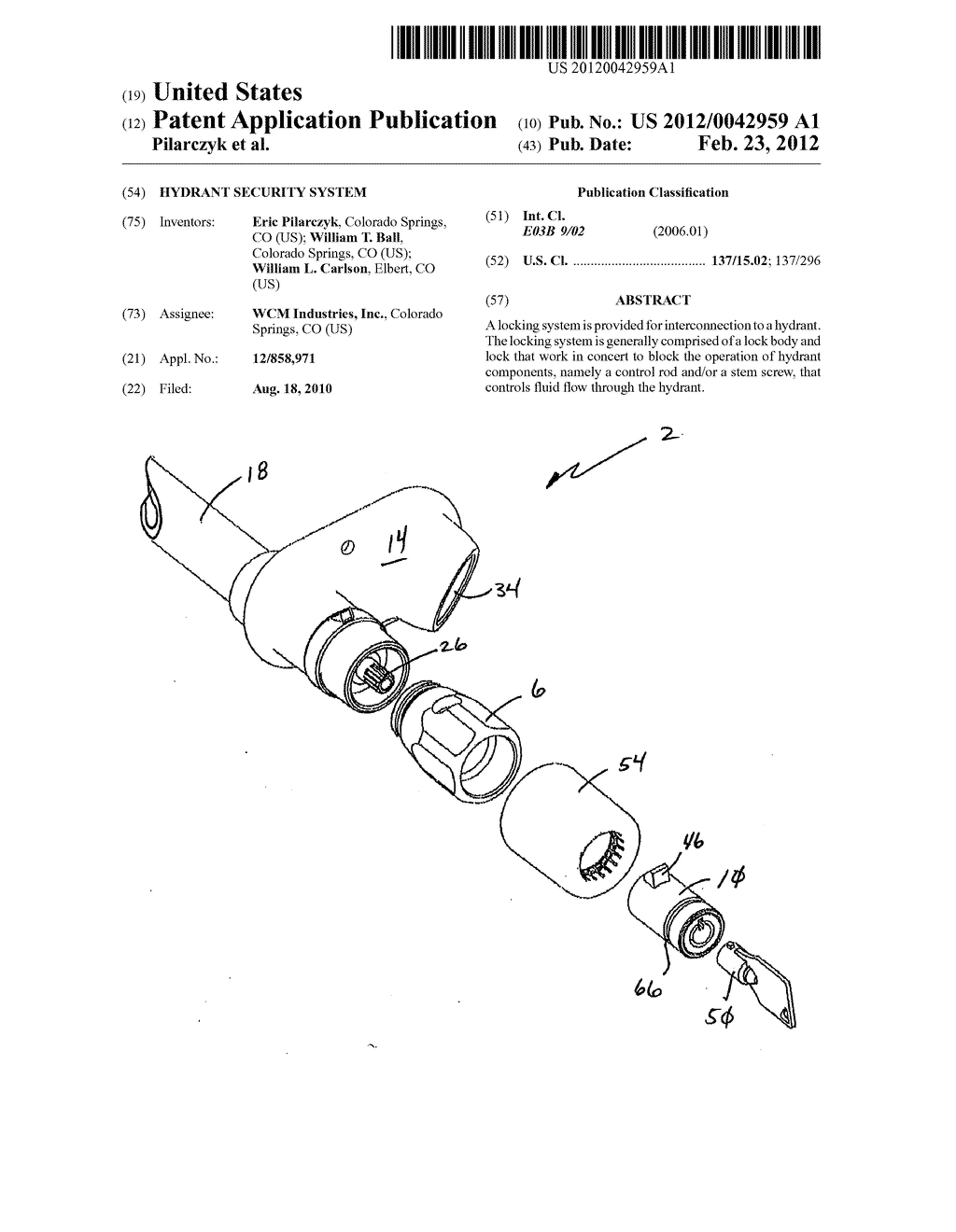 Hydrant Security System - diagram, schematic, and image 01