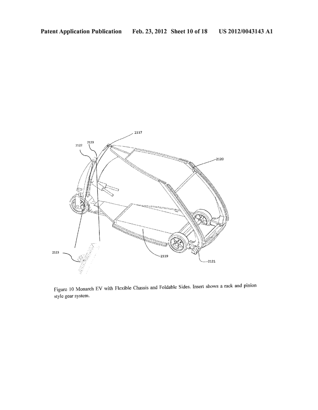 Solar Electric Vehicle with Foldable Body Panels on a Sun Tracking Chassis - diagram, schematic, and image 11