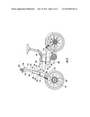 FOLDING BICYCLE WITH ELECTRIC POWER TRAIN ASSIST diagram and image