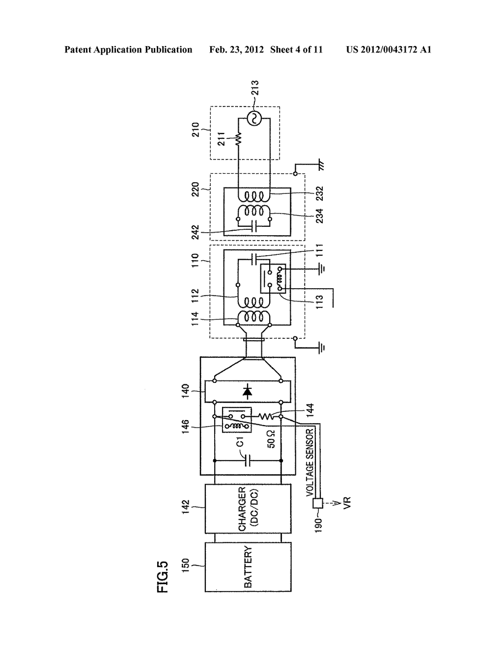 NON-CONTACT POWER RECEIVING APPARATUS AND VEHICLE HAVING THE SAME - diagram, schematic, and image 05