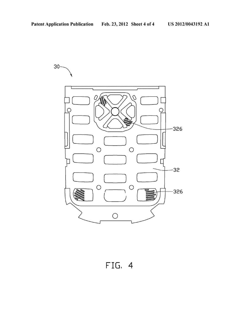 KEYPAD MODULE FOR PORTABLE ELECTRONIC DEVICE - diagram, schematic, and image 05