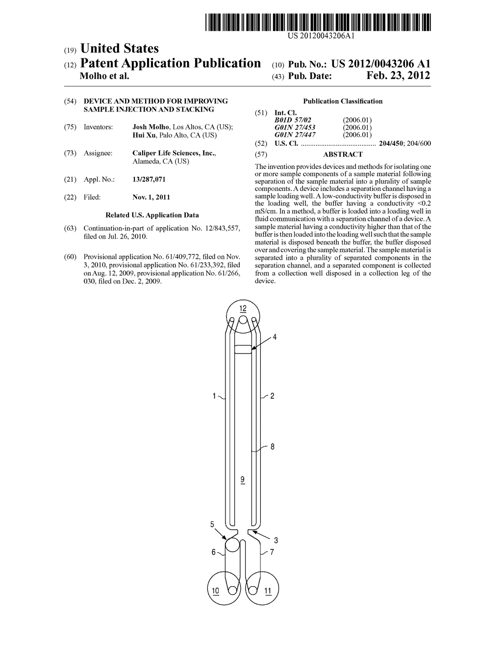 Device and Method for Improving Sample Injection and Stacking - diagram, schematic, and image 01