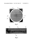 FILTER DEVICE COMPRISING HETEROGENEOUSLY DISTRIBUTED HOLLOW FIBERS AND     METHOD FOR THE PRODUCTION THEREOF diagram and image