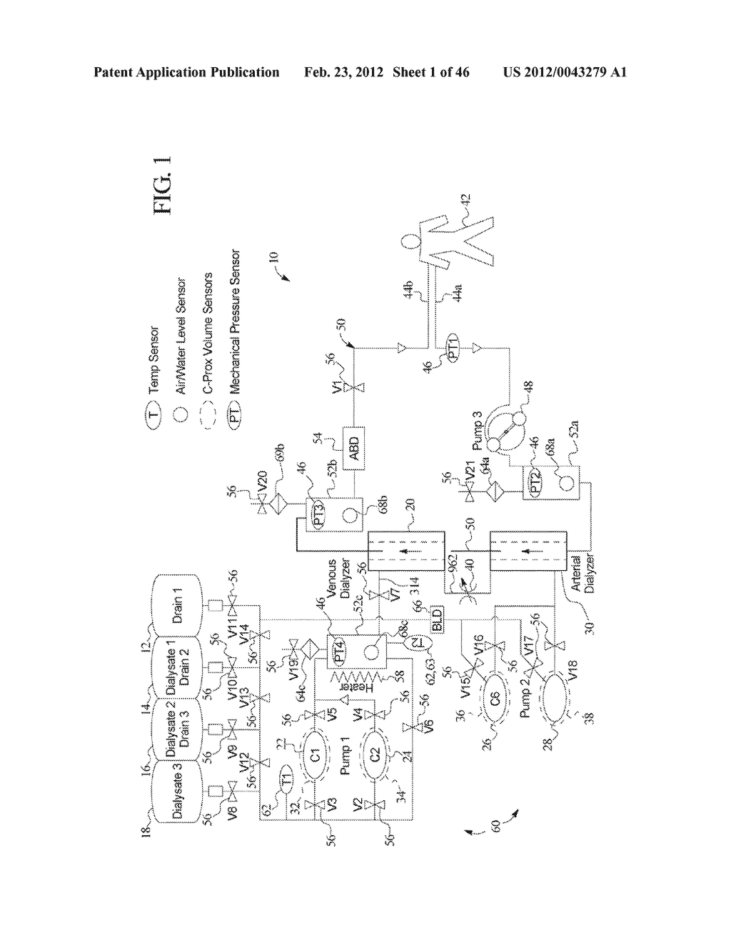 SYSTEMS AND METHODS FOR PRIMING SORBENT-BASED HEMODIALYSIS - diagram, schematic, and image 02