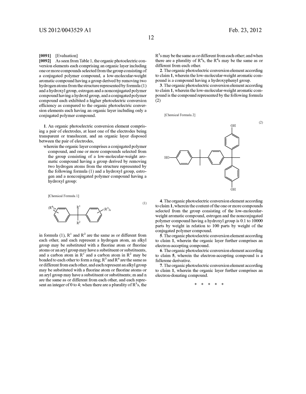 ORGANIC PHOTOELECTRIC CONVERSION ELEMENT - diagram, schematic, and image 13