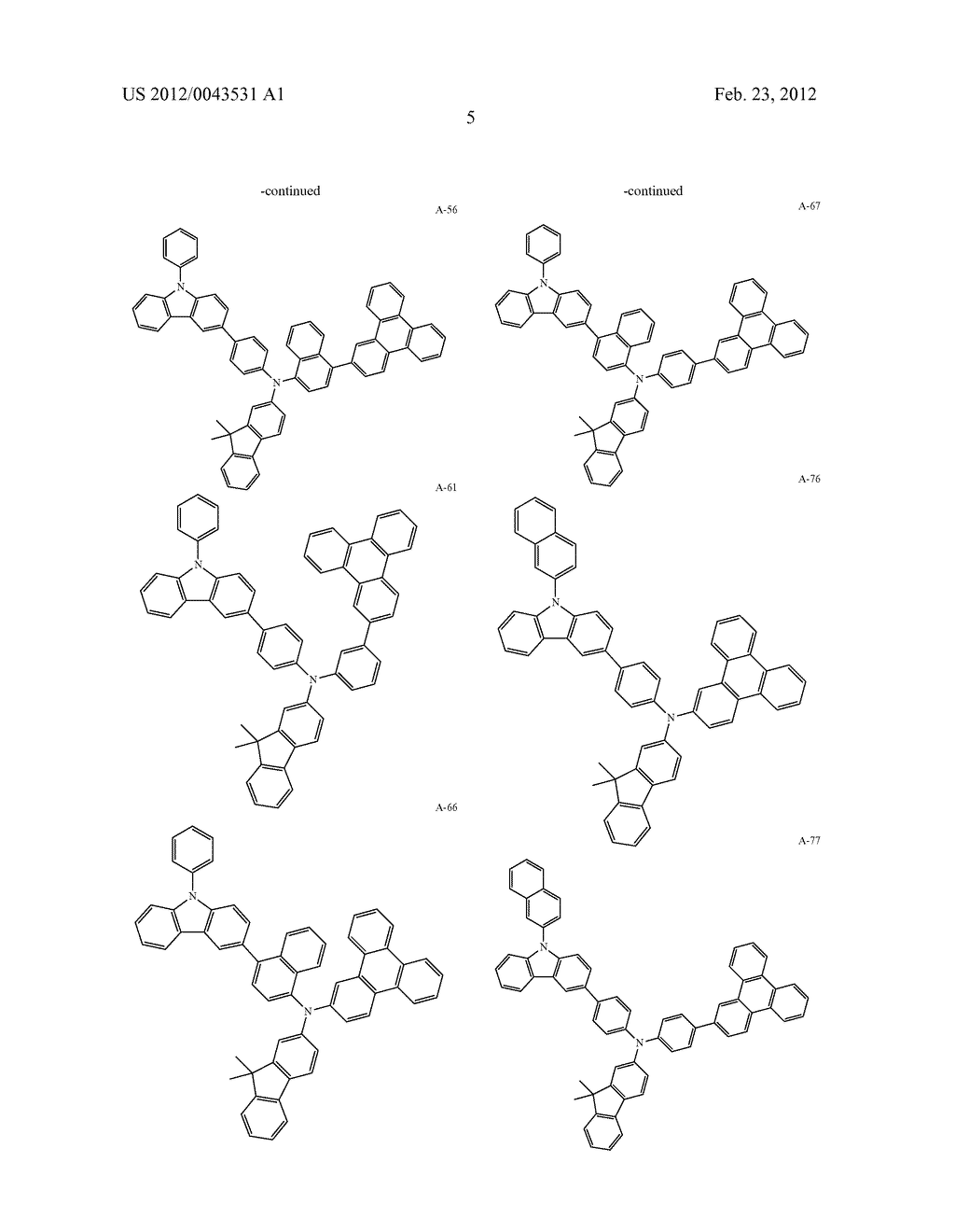 COMPOUND FOR ORGANIC OPTOELECTRONIC DEVICE, ORGANIC LIGHT EMITTING DIODE     INCLUDING THE SAME, AND DISPLAY DEVICE INCLUDING THE LIGHT EMITTING DIODE - diagram, schematic, and image 11