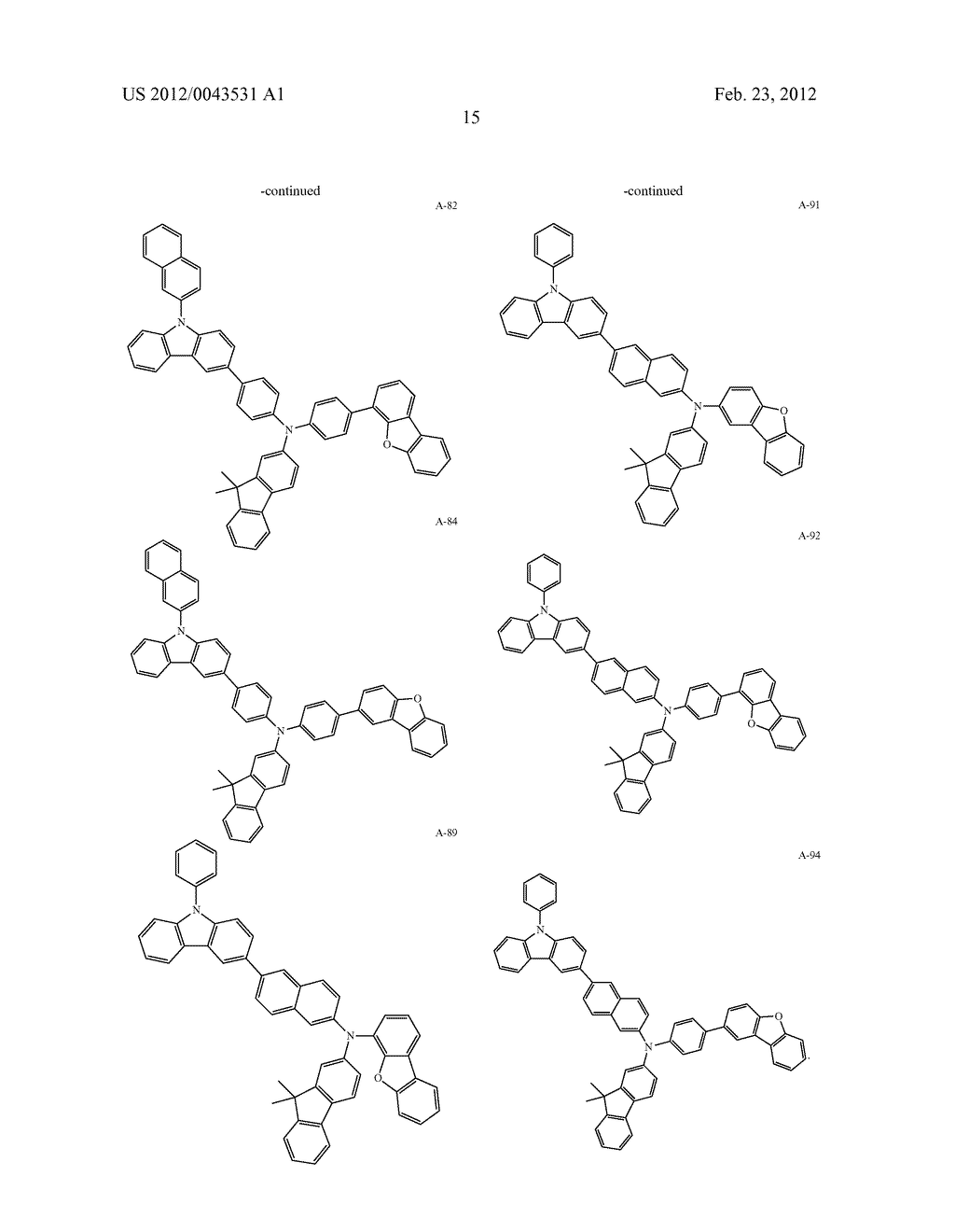 COMPOUND FOR ORGANIC OPTOELECTRONIC DEVICE, ORGANIC LIGHT EMITTING DIODE     INCLUDING THE SAME, AND DISPLAY DEVICE INCLUDING THE LIGHT EMITTING DIODE - diagram, schematic, and image 21