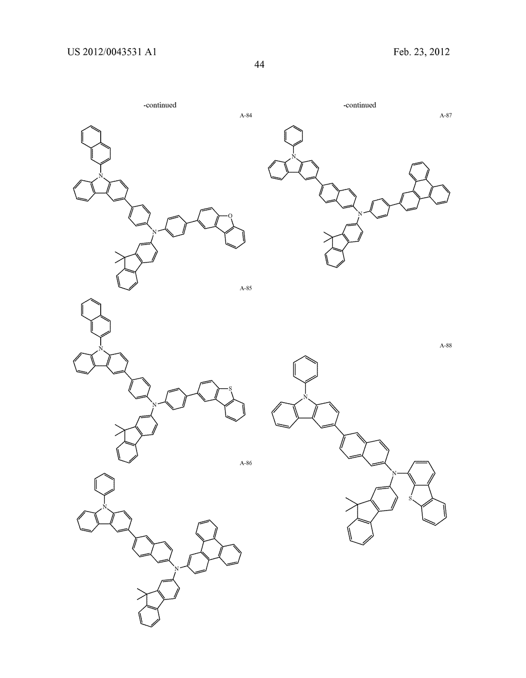 COMPOUND FOR ORGANIC OPTOELECTRONIC DEVICE, ORGANIC LIGHT EMITTING DIODE     INCLUDING THE SAME, AND DISPLAY DEVICE INCLUDING THE LIGHT EMITTING DIODE - diagram, schematic, and image 50