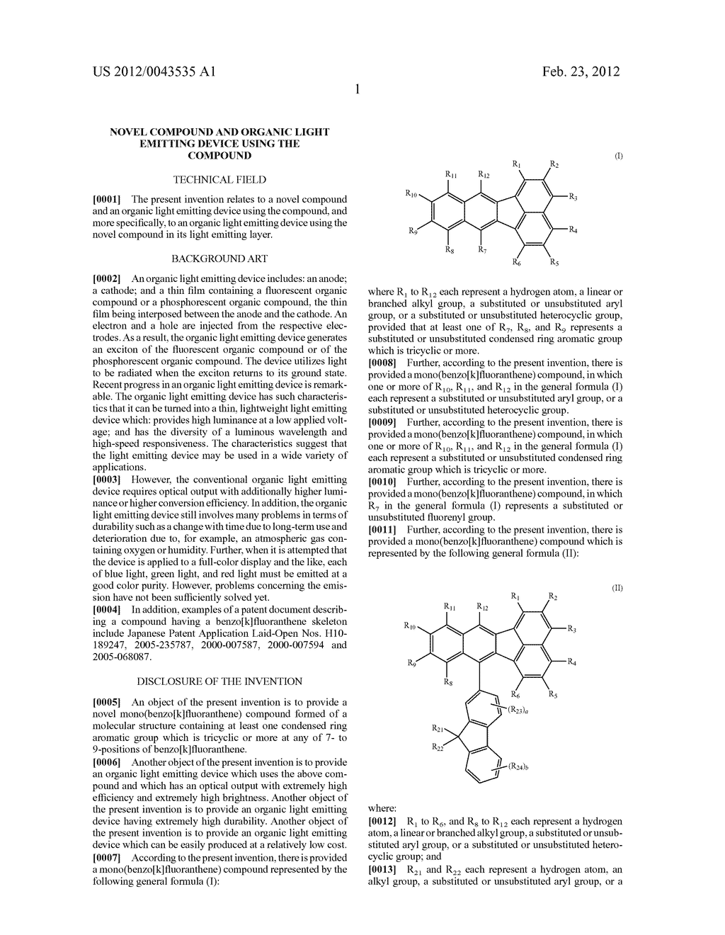 NOVEL COMPOUND AND ORGANIC  LIGHT EMITTING DEVICE USING THE COMPOUND - diagram, schematic, and image 08