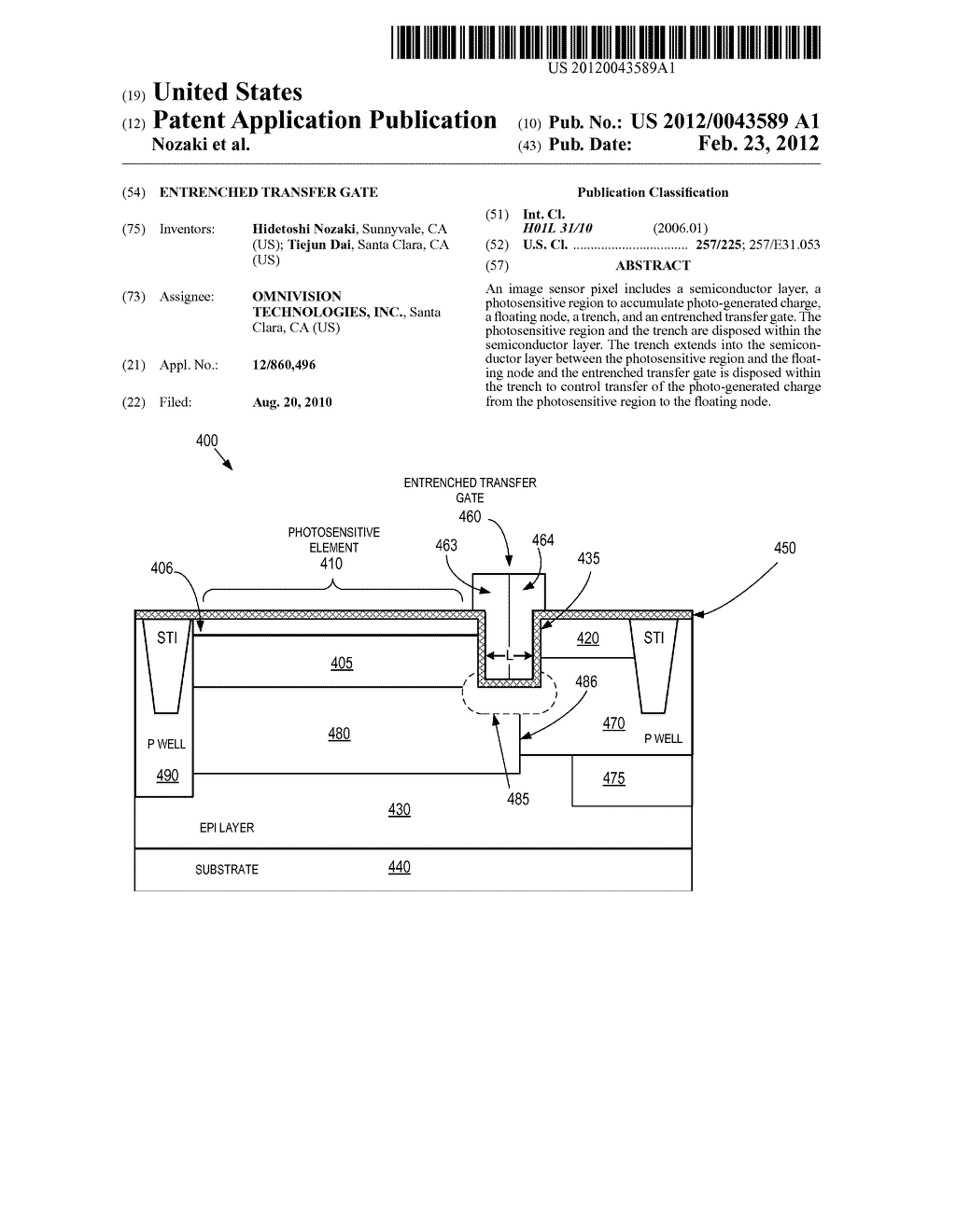 ENTRENCHED TRANSFER GATE - diagram, schematic, and image 01