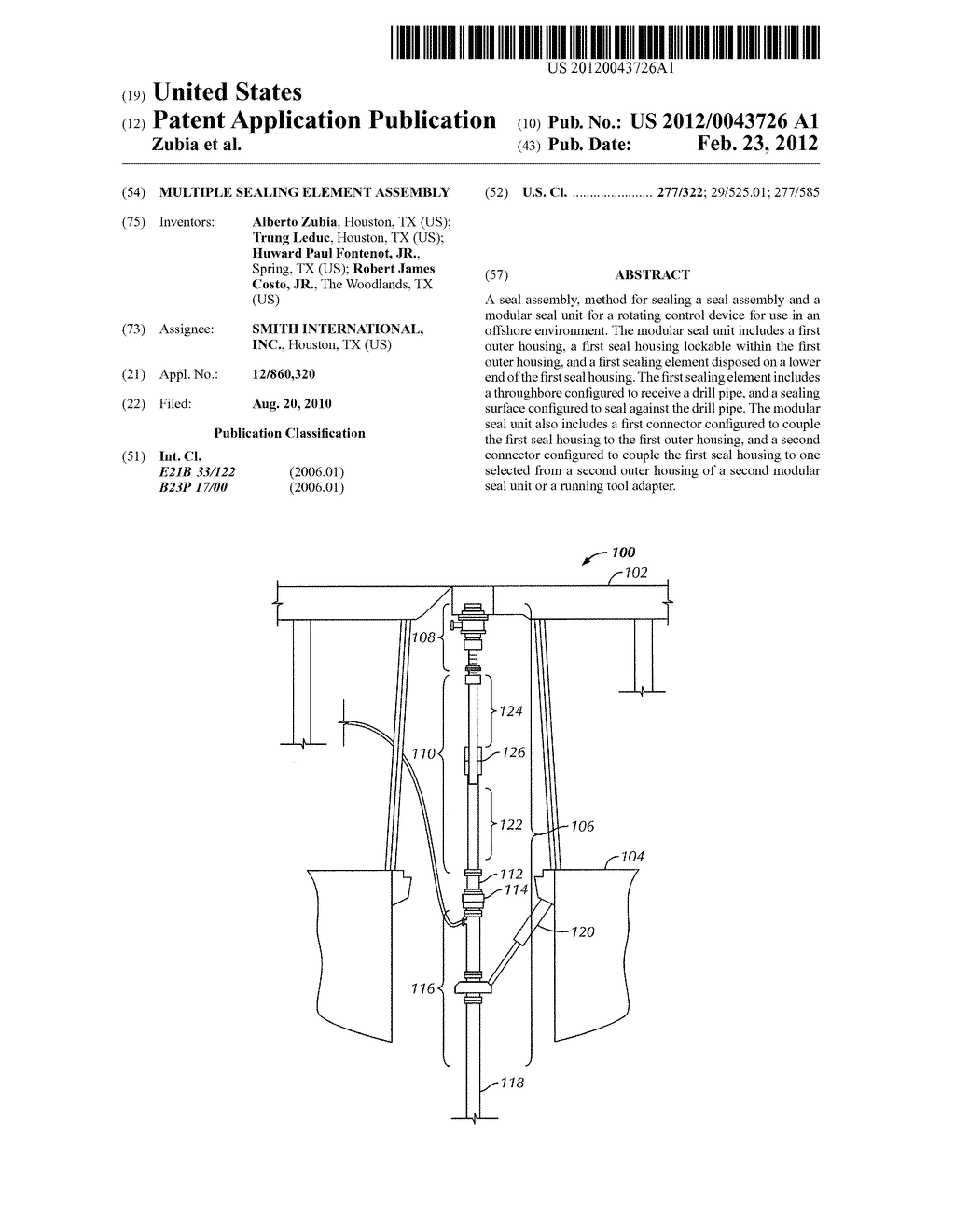 MULTIPLE SEALING ELEMENT ASSEMBLY - diagram, schematic, and image 01