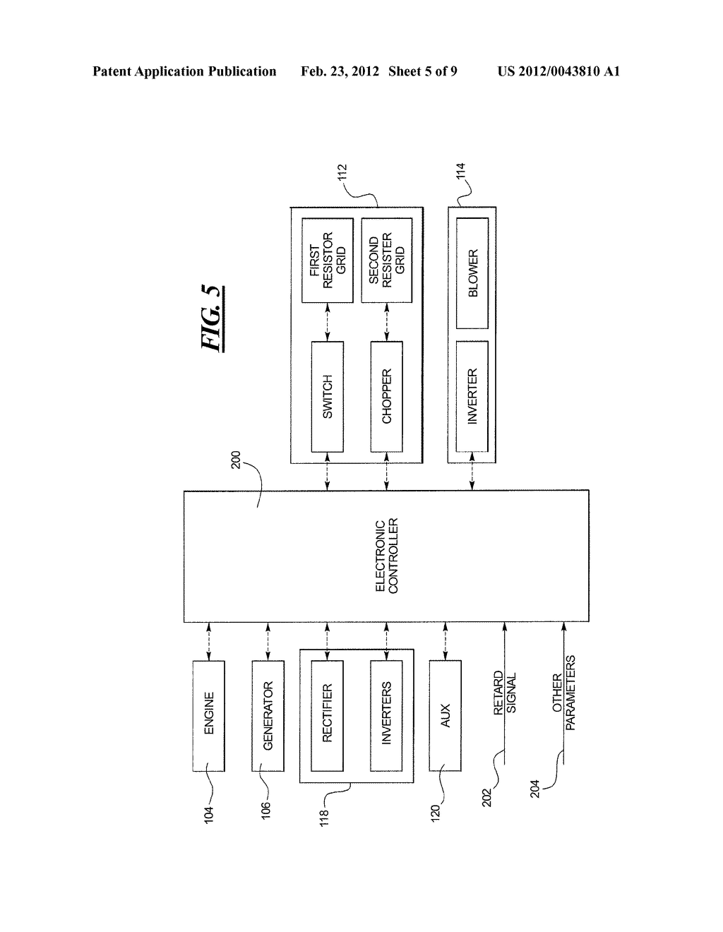 Method and system for eliminating fuel consumption during dynamic braking     of electric drive machines - diagram, schematic, and image 06