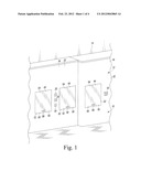 VERTICAL CABINET DOOR WITH FLUSH FRONT FACE diagram and image