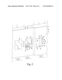 VERTICAL CABINET DOOR WITH FLUSH FRONT FACE diagram and image