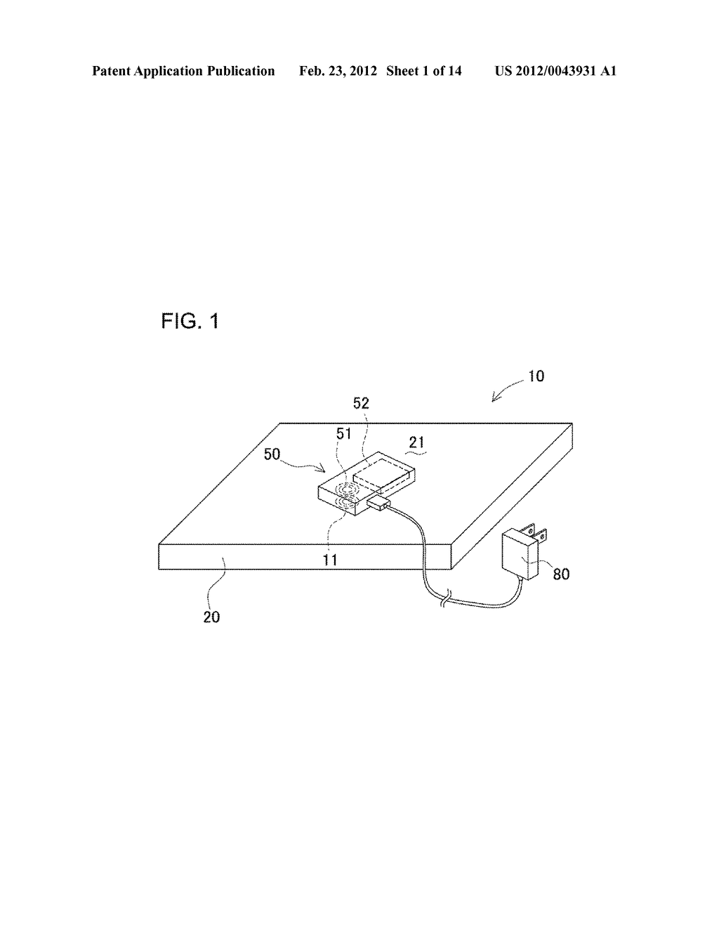 DEVICE HOUSING A BATTERY AND CHARGING APPARATUS FOR CONTACTLESS CHARGING - diagram, schematic, and image 02