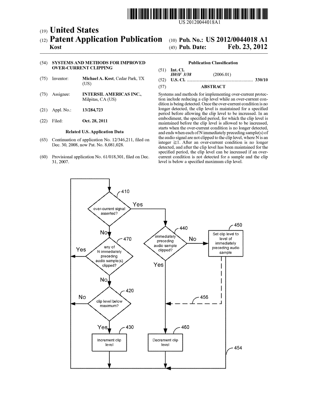 SYSTEMS AND METHODS FOR IMPROVED OVER-CURRENT CLIPPING - diagram, schematic, and image 01