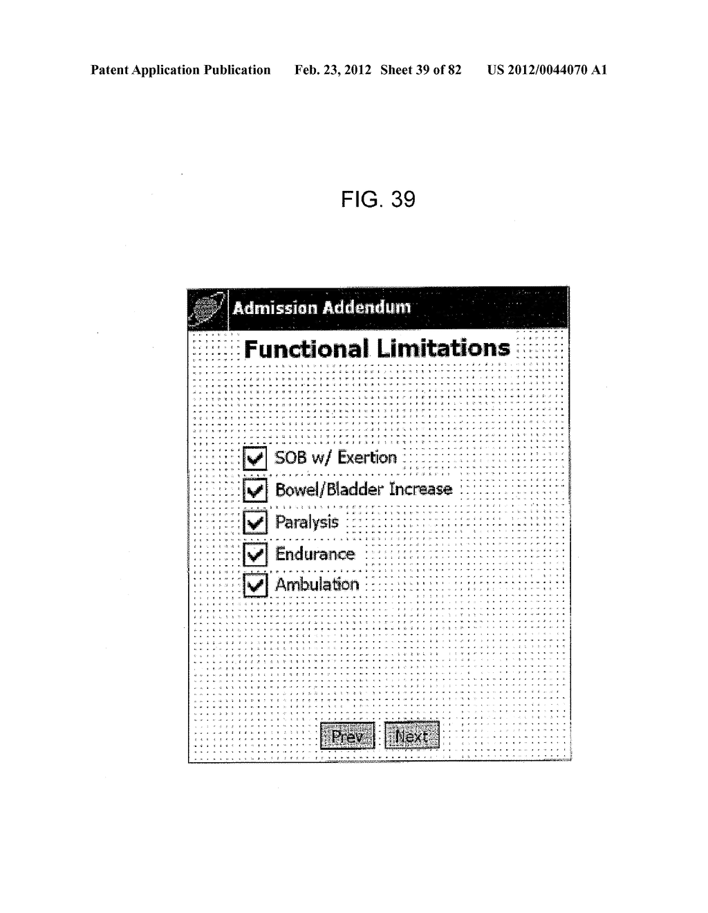 System and Method for Remote Patient Monitoring and Assessment to     Facilitate Patient Treatment - diagram, schematic, and image 40