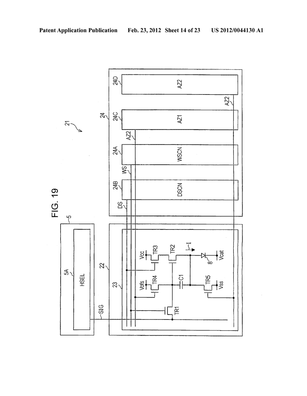 DISPLAY APPARATUS AND ELECTRONIC APPARATUS - diagram, schematic, and image 15