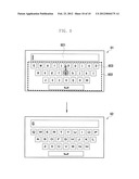 LETTER INPUT METHOD AND MOBILE DEVICE ADAPTED THERETO diagram and image