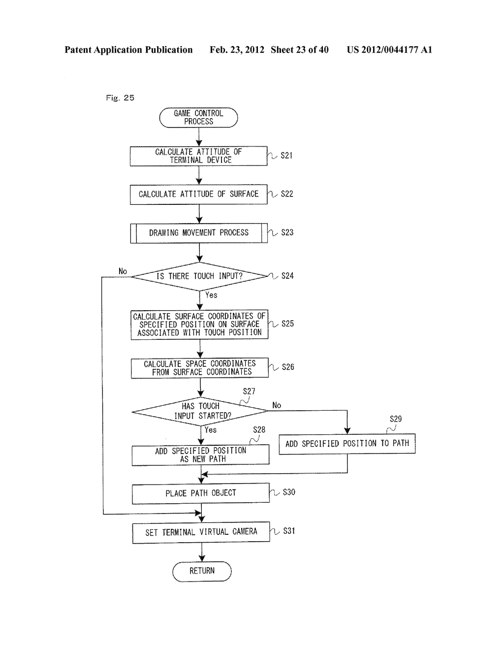 POSITION CALCULATION SYSTEM, POSITION CALCULATION DEVICE, STORAGE MEDIUM     STORING POSITION CALCULATION PROGRAM, AND POSITION CALCULATION METHOD - diagram, schematic, and image 24