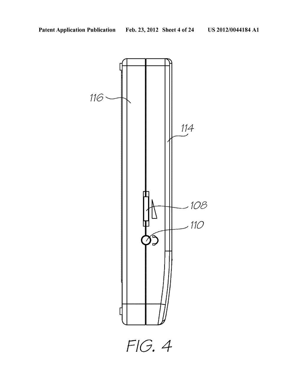 HANDHELD DISPLAY DEVICE HAVING PROCESSOR FOR RENDERING DISPLAY OUTPUT TO     PROVIDE REAL-TIME VIRTUAL TRANSPARENCY - diagram, schematic, and image 05