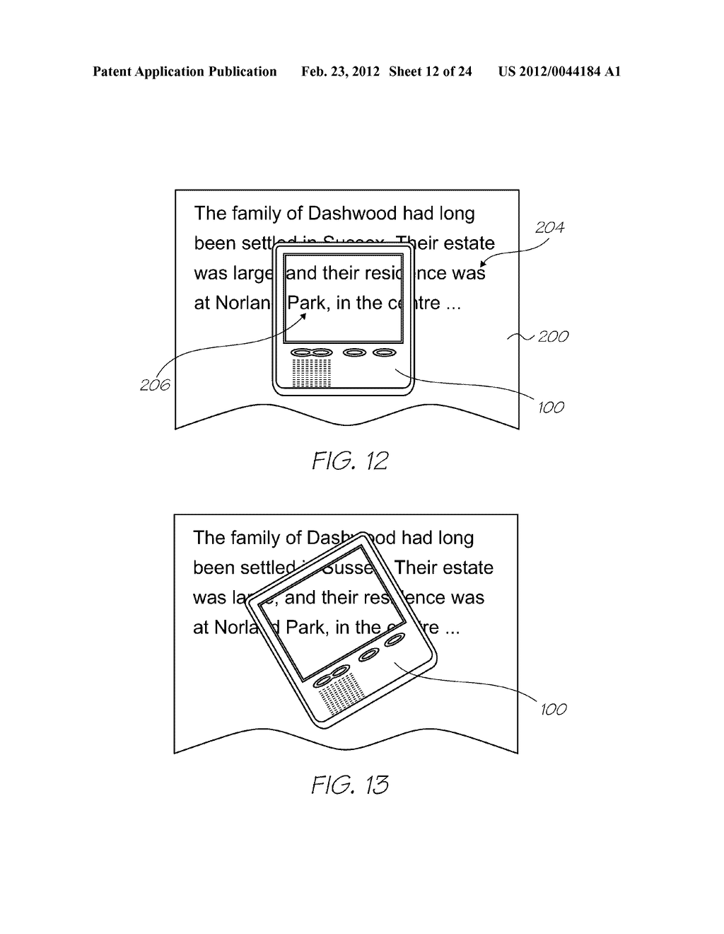 HANDHELD DISPLAY DEVICE HAVING PROCESSOR FOR RENDERING DISPLAY OUTPUT TO     PROVIDE REAL-TIME VIRTUAL TRANSPARENCY - diagram, schematic, and image 13