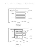 HANDHELD DISPLAY DEVICE HAVING PROCESSOR FOR RENDERING DISPLAY OUTPUT WITH     REAL-TIME VIRTUAL TRANSPARENCY AND FORM-FILLING OPTION diagram and image