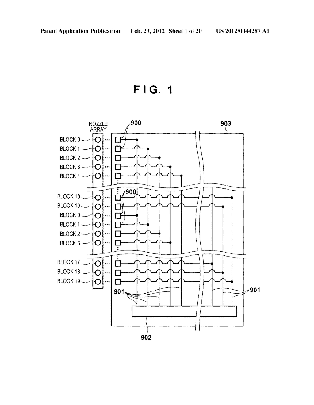 INKJET PRINTING APPARATUS AND METHOD FOR CONTROLLING DRIVE OF NOZZLES IN     INKJET PRINTING APPARATUS - diagram, schematic, and image 02