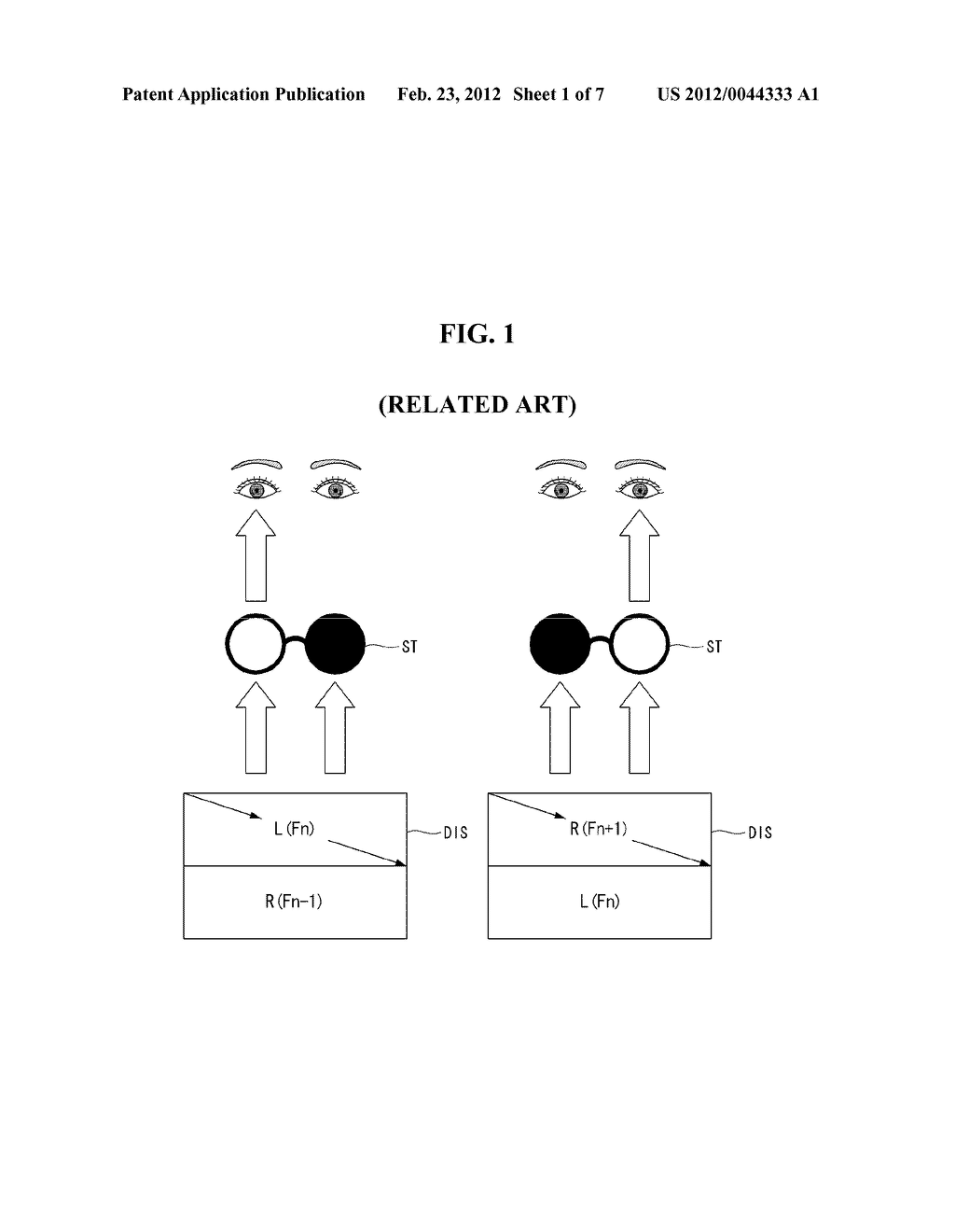 STEREOSCOPIC IMAGE DISPLAY DEVICE AND DRIVING METHOD THEREOF - diagram, schematic, and image 02