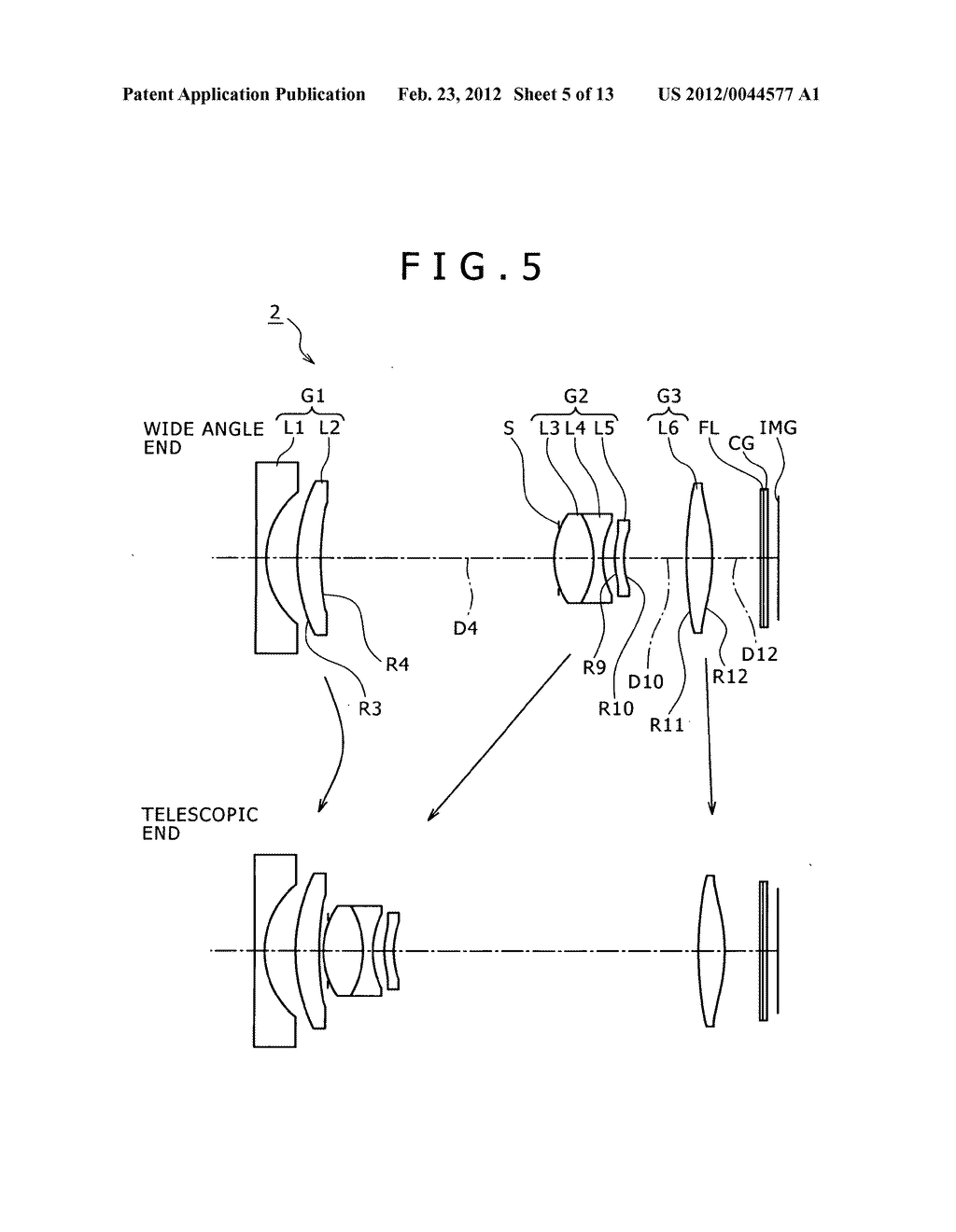 Zoom lens and imaging apparatus - diagram, schematic, and image 06