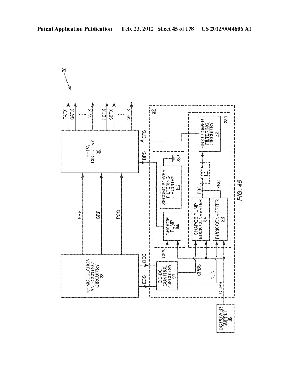 ESD PROTECTION OF AN RF PA SEMICONDUCTOR DIE USING A PA CONTROLLER     SEMICONDUCTOR DIE - diagram, schematic, and image 46