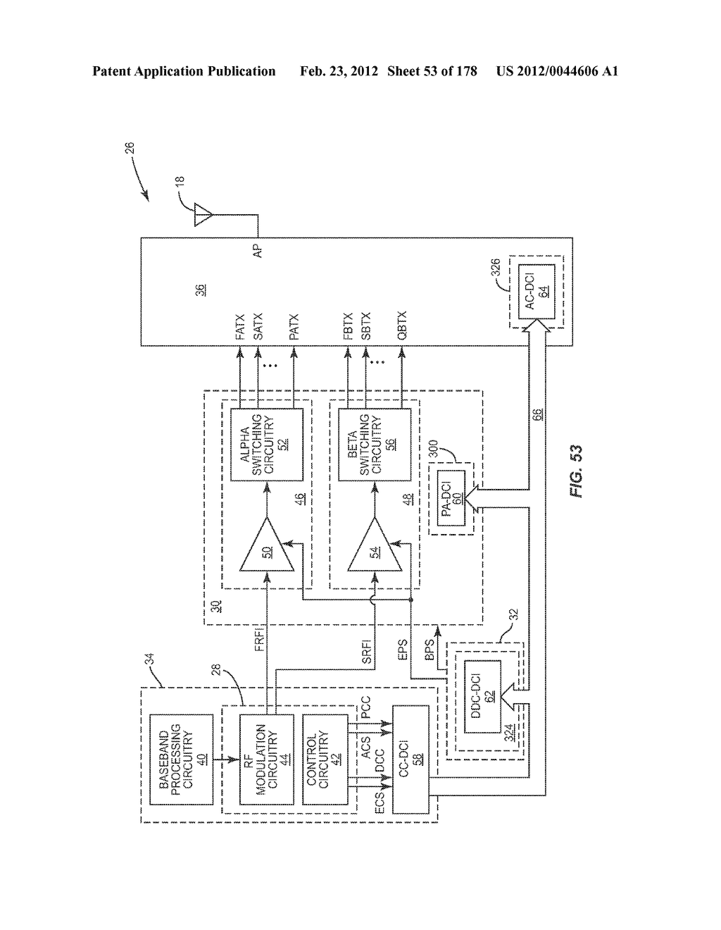 ESD PROTECTION OF AN RF PA SEMICONDUCTOR DIE USING A PA CONTROLLER     SEMICONDUCTOR DIE - diagram, schematic, and image 54