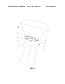 Illuminating device of light emitting diode (LED) wafer holder diagram and image