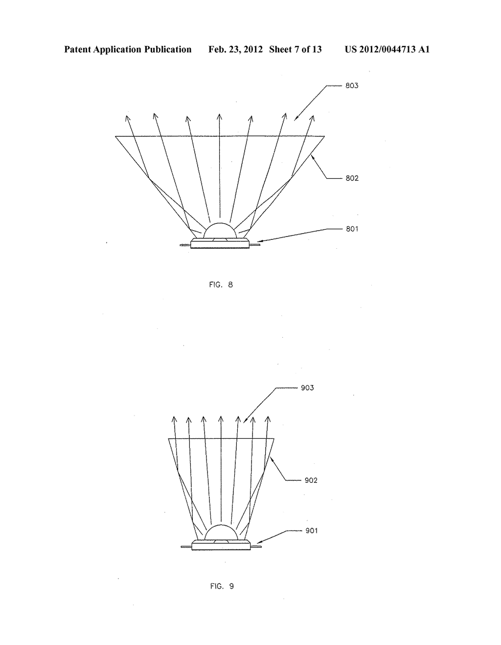 Compact High Brightness Led Aquarium Light Apparatus, Using an Extended     Point Source Led Array with Light Emitting Diodes - diagram, schematic, and image 08