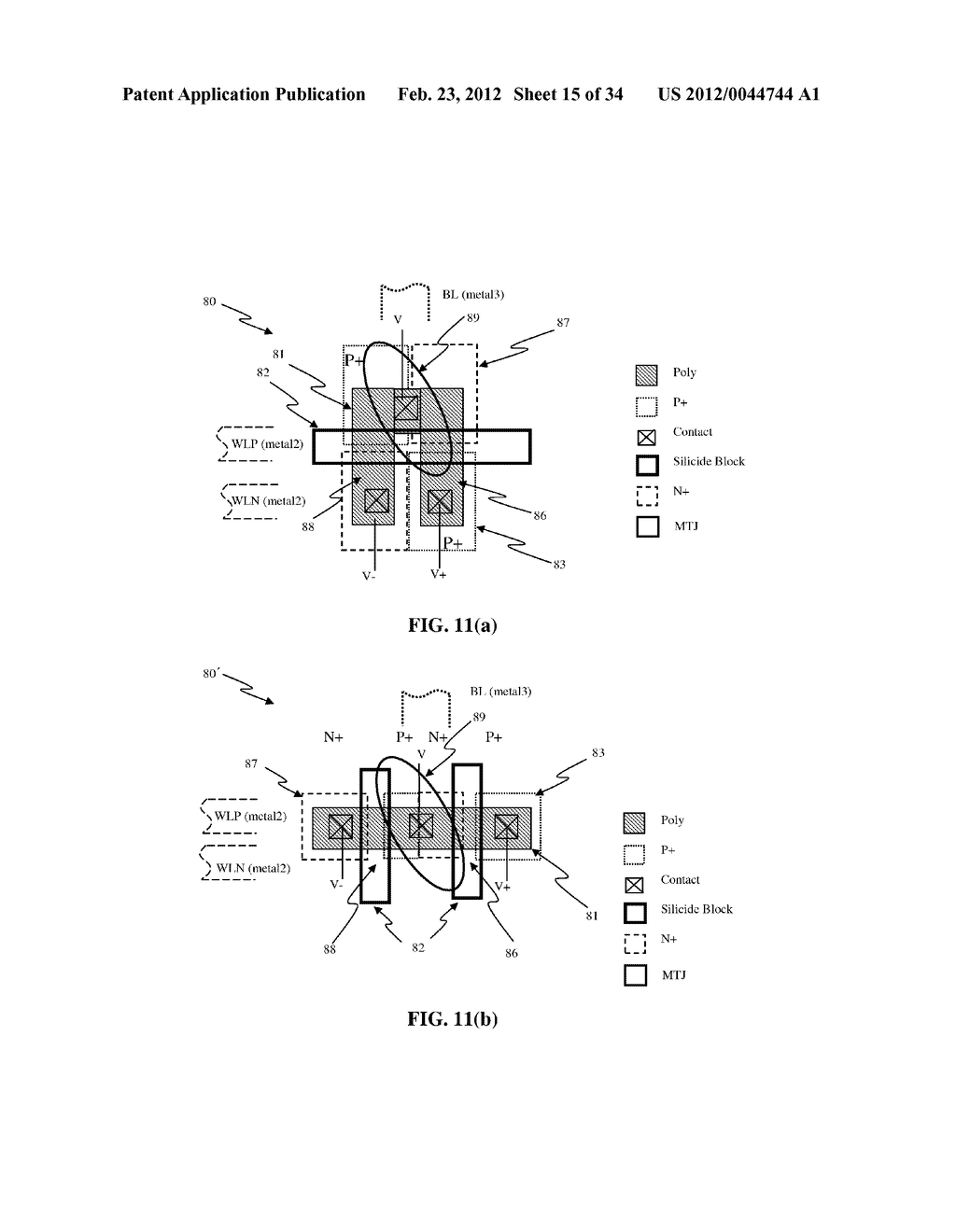 PROGRAMMABLY REVERSIBLE RESISTIVE DEVICE CELLS USING POLYSILICON DIODES - diagram, schematic, and image 16