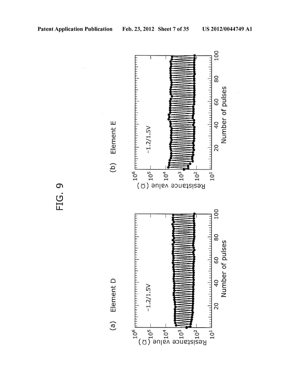 VARIABLE RESISTANCE NONVOLATILE STORAGE DEVICE AND METHOD OF FORMING     MEMORY CELL - diagram, schematic, and image 08