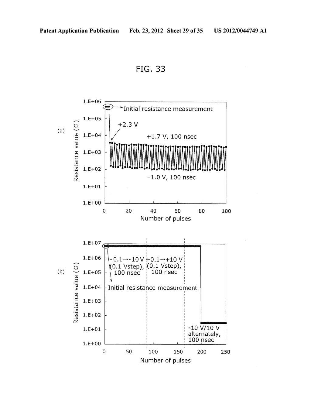 VARIABLE RESISTANCE NONVOLATILE STORAGE DEVICE AND METHOD OF FORMING     MEMORY CELL - diagram, schematic, and image 30