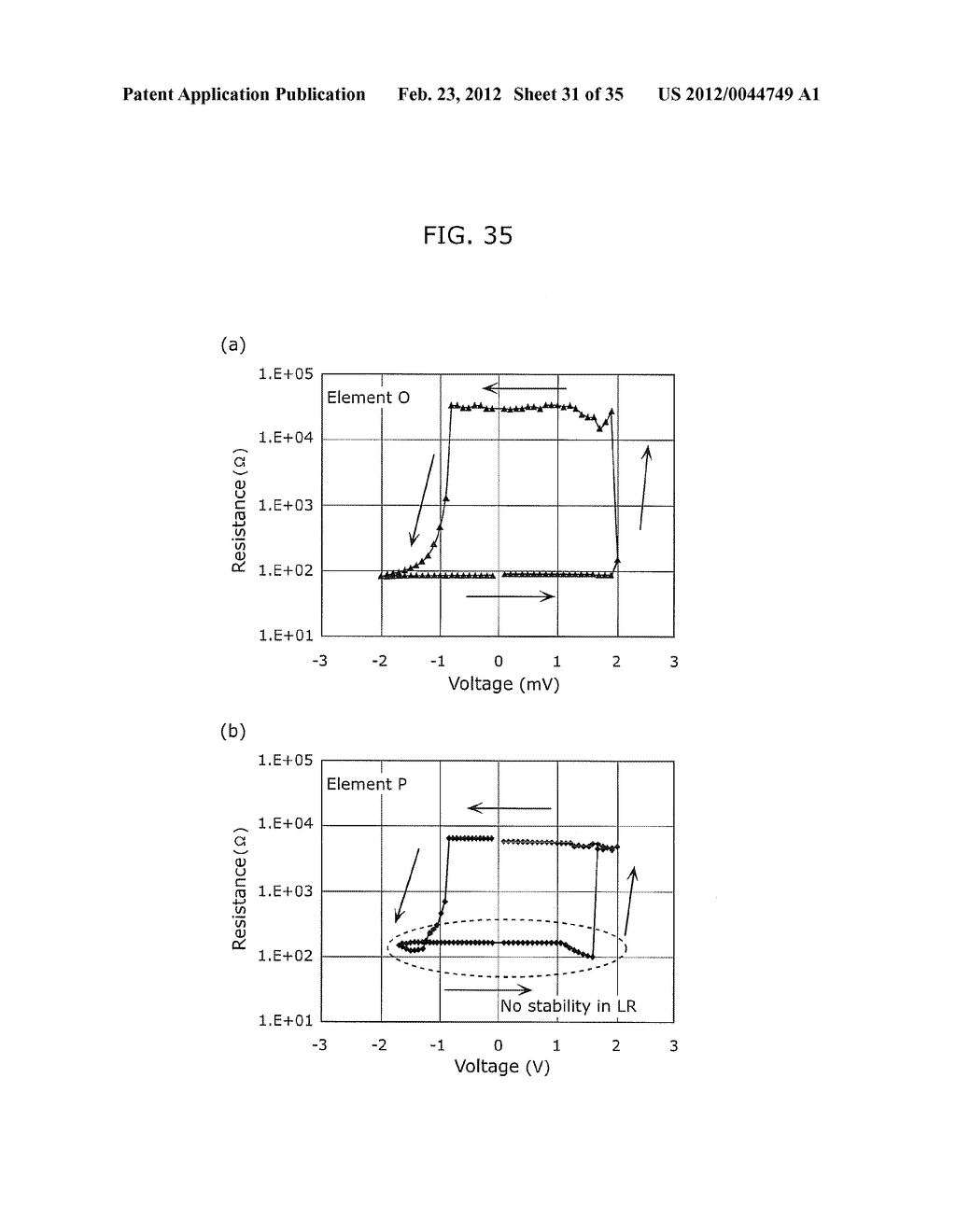 VARIABLE RESISTANCE NONVOLATILE STORAGE DEVICE AND METHOD OF FORMING     MEMORY CELL - diagram, schematic, and image 32