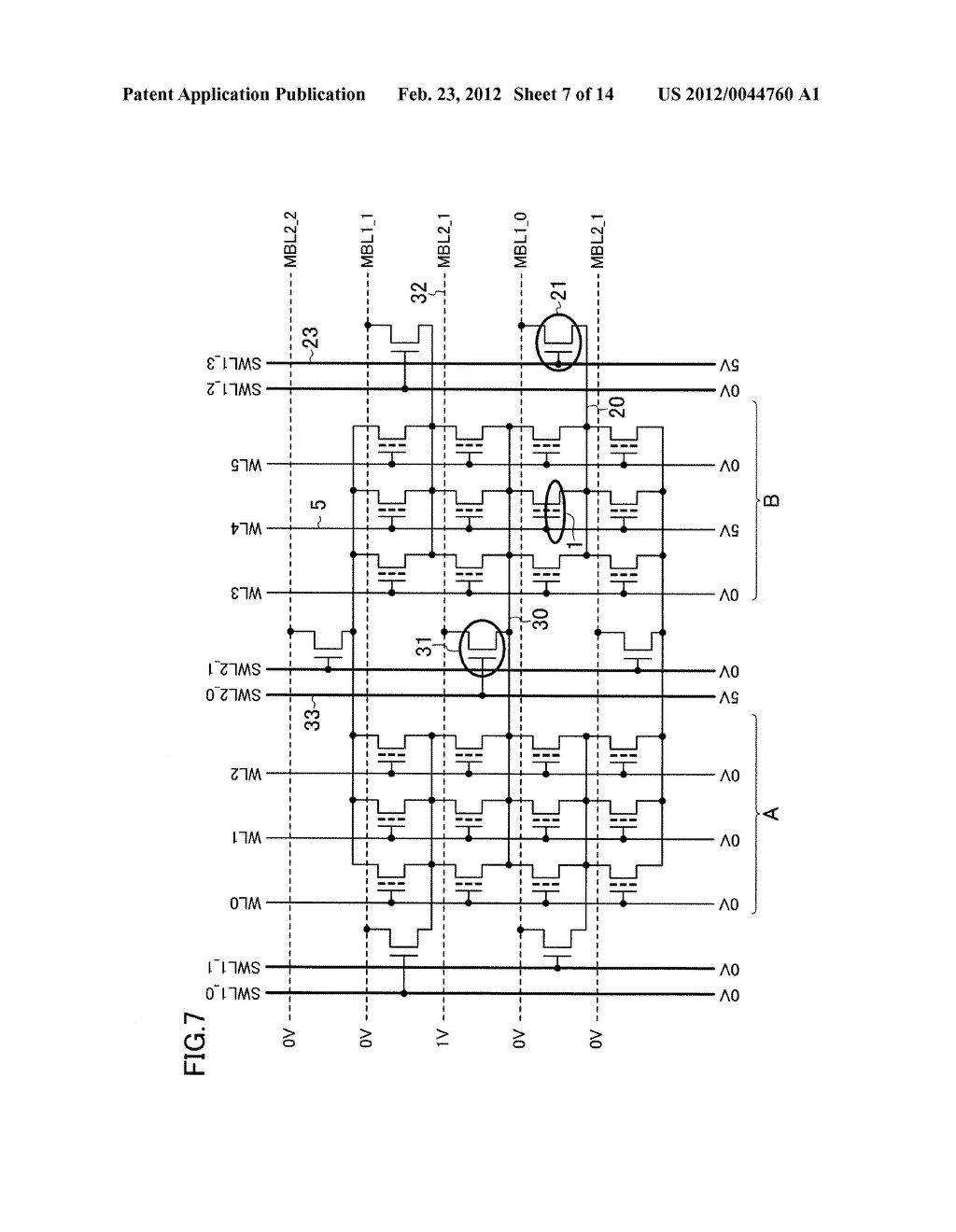 NONVOLATILE SEMICONDUCTOR MEMORY DEVICE AND DRIVING METHOD THEREOF - diagram, schematic, and image 08