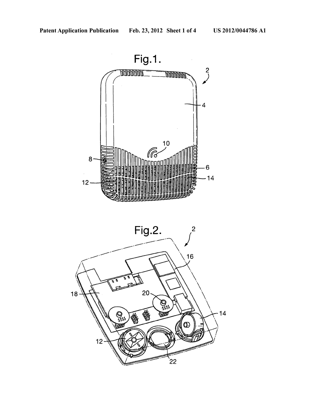 ACOUSTIC POSITION-DETERMINATION SYSTEM - diagram, schematic, and image 02