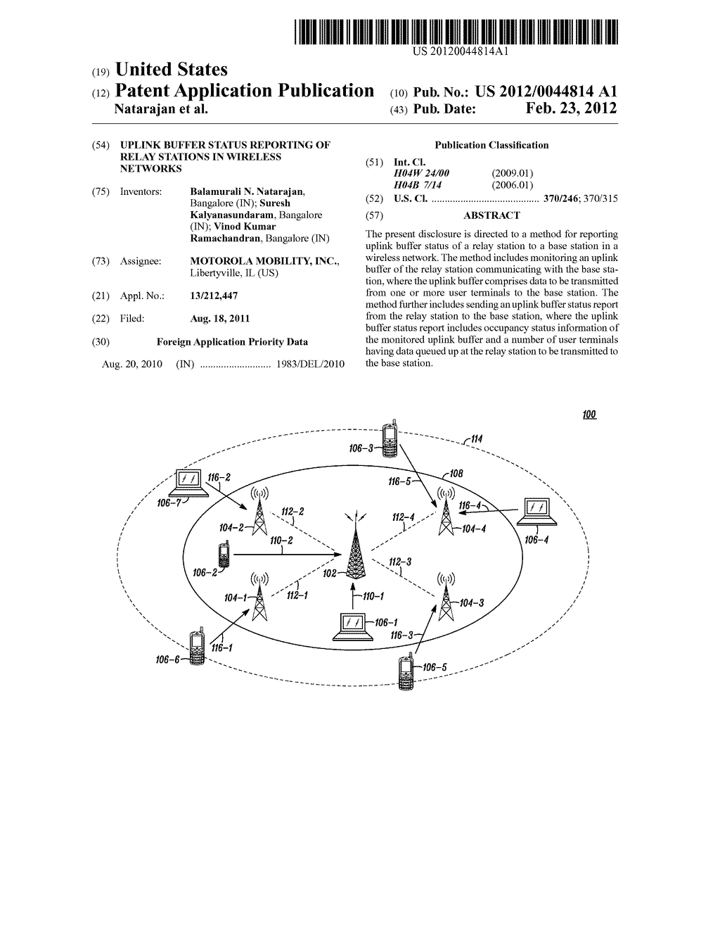 UPLINK BUFFER STATUS REPORTING OF RELAY STATIONS IN WIRELESS NETWORKS - diagram, schematic, and image 01