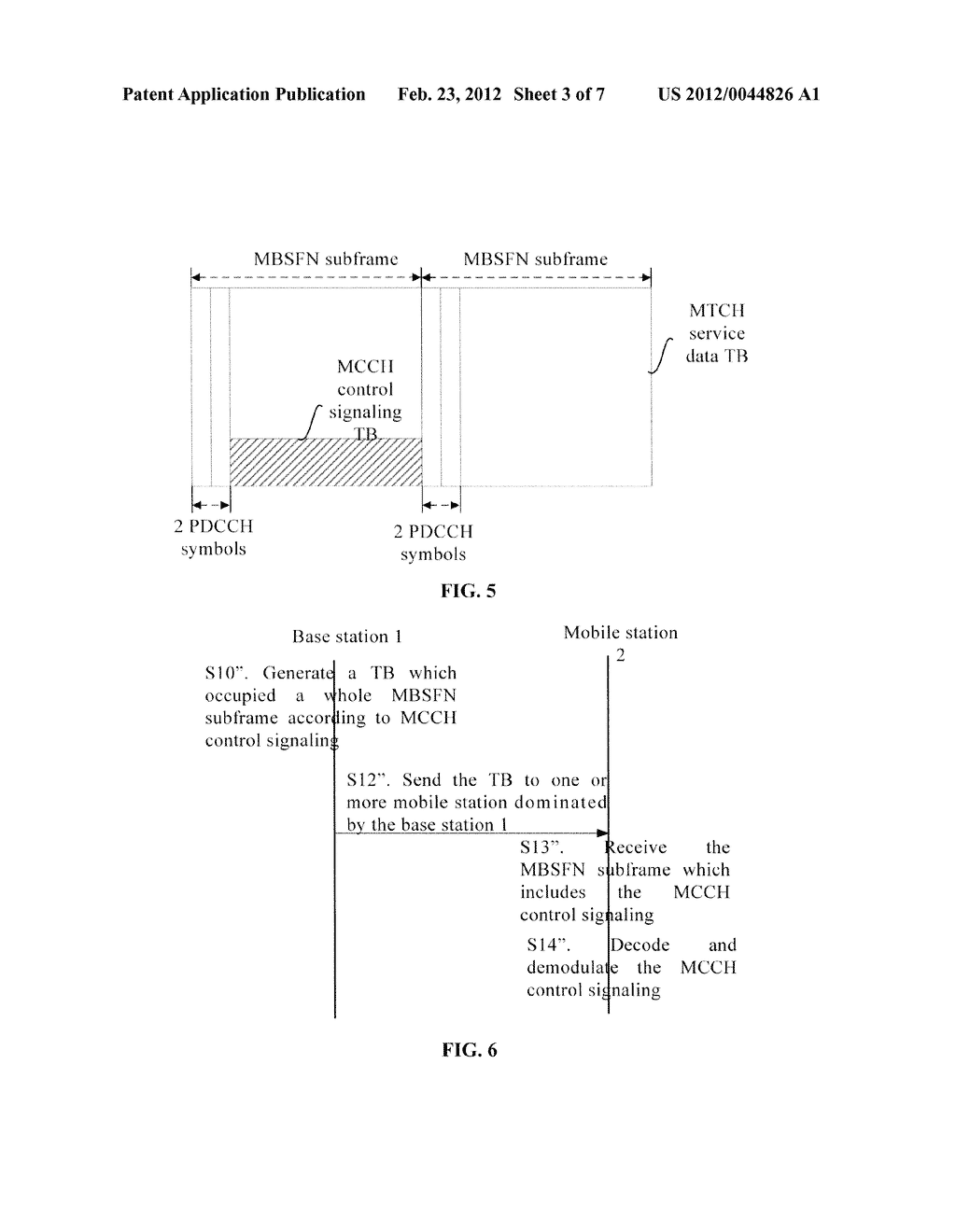 METHOD AND APPARATUS FOR TRANSMITTING MCCH CONTROL SIGNALING IN MBSFN     MANNER - diagram, schematic, and image 04